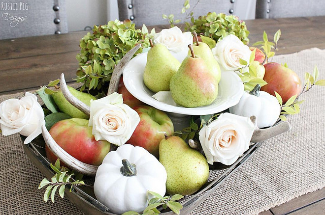 fall-decor-fruits-and-pumpkins-table-center-piece-rustic-pig-designs