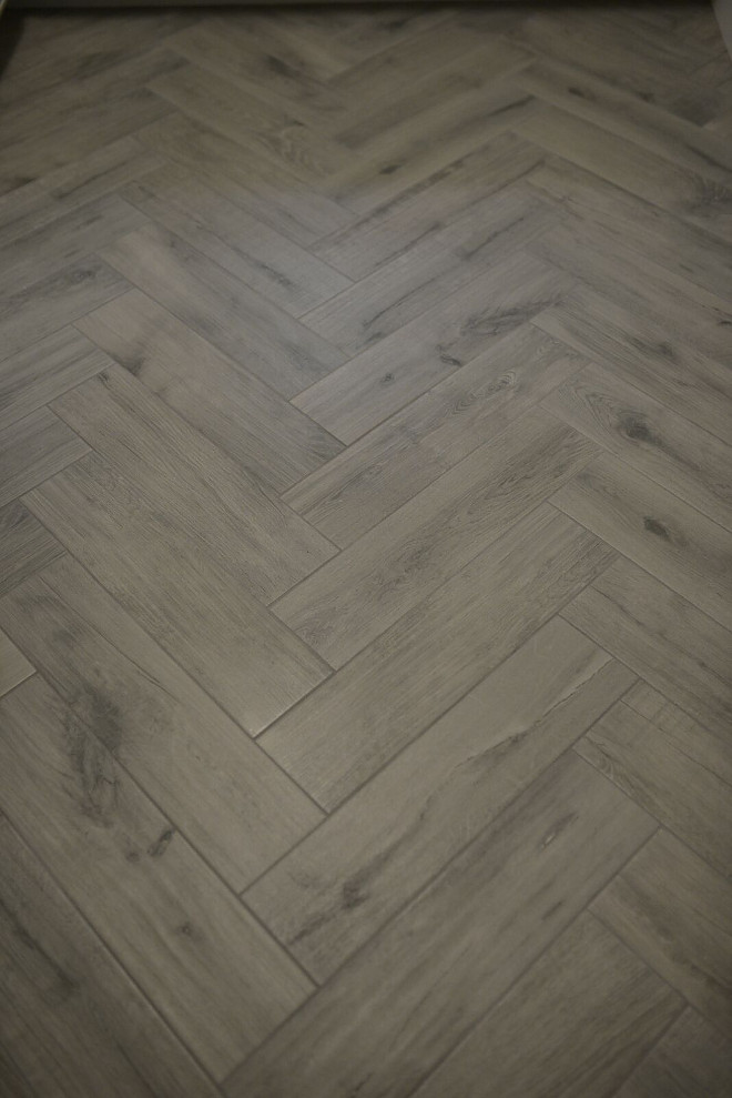Hardwood look floor tile. Floors are a porcelain tile called Angel Gray in 6"x24". #hardwoodtile #hardwoodtiling hardwood-floor-tile-hardwood-tiling Eye for the Pretty