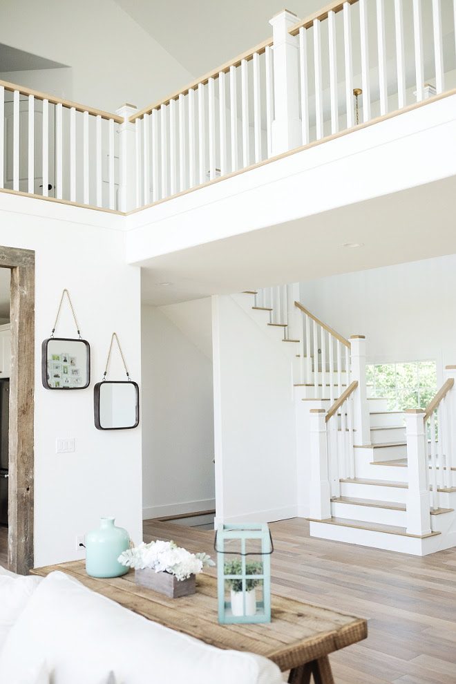 Sherwin Williams Extra White. White Interior Paint Color: "Our whole house is pretty much this color - "Sherwin Williams Extra White". #SherwinWilliamsExtraWhite #SherwinWilliams #ExtraWhite Beautiful Homes of Instagram @nc_homedesign via Home Bunch