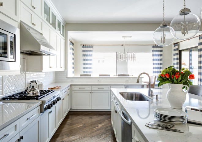 Kitchen peninsula opens to nook. Kitchen peninsula opens to breakfast nook. #Kitchenpeninsula #breakfastnook kitchen-peninsula-opens-to-nook J & J Design Group, LLC