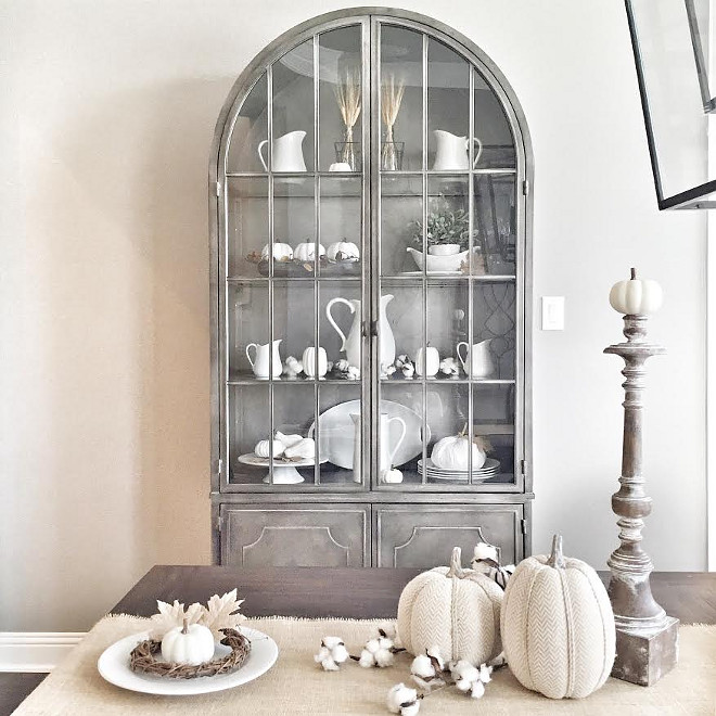 Dining room cabinet. My favorite piece in my home is this display cabinet that my husband surprised me with for our Anniversary/my birthday this year! #diningroom #cabinet 3diningroomcabinet #cabinet Beautiful Homes of Instagram ceshome6