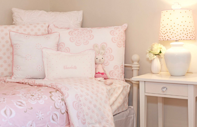 Girl's Bedroom Bedding. Girl's Bedroom Bedding Ideas. Girl's Bedroom Bedding #GirlsBedroomBedding Home Bunch's Beautiful Homes of Instagram peonypartydesigns