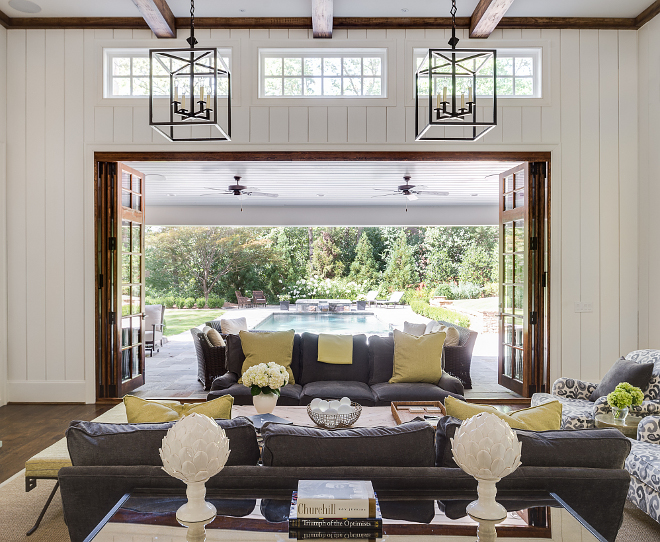 Living room lighting. Light fixtures in the living room are from Circa Lighting. #livingroom #lighting #livingroomlighting #lightfixture Interiors by Courtney Dickey. Architecture by T.S. Adam Studio.