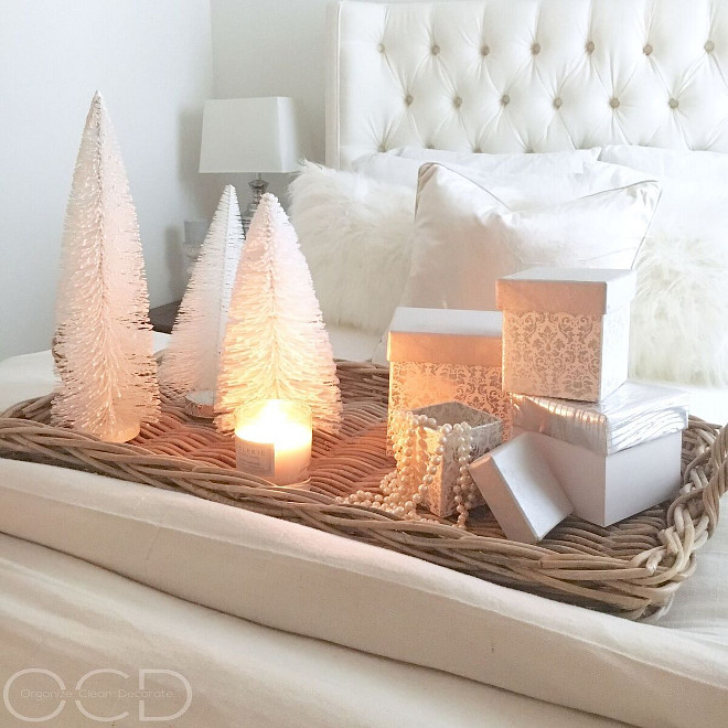 Bedroom Christmas Tray Decor. Bedroom Christmas Tray Decor Ideas. Bedroom Christmas Tray Decor #BedroomChristmasTrayDecor #Bedroom #ChristmasTrayDecor Beautiful Homes of Instagram organizecleandecorate