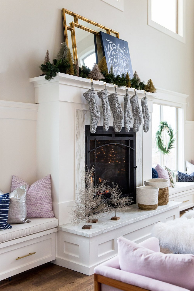 Christmas Fireplace Decor. Christmas Fireplace Decor Ideas. New Christmas Fireplace Decor. #ChristmasFireplaceDecor #ChristmasFireplaceDecorIdeas #NewChristmasFireplaceDecor Studio McGee