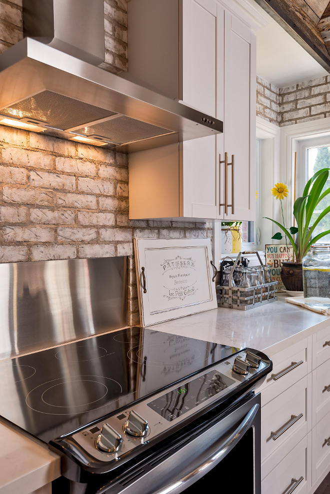 Whitewashed Brick & Reclaimed Barn Wood Shiplap Interiors