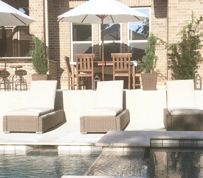 Loungers #Pool #Loungers Beautiful Homes of Instagram: classicstylehome