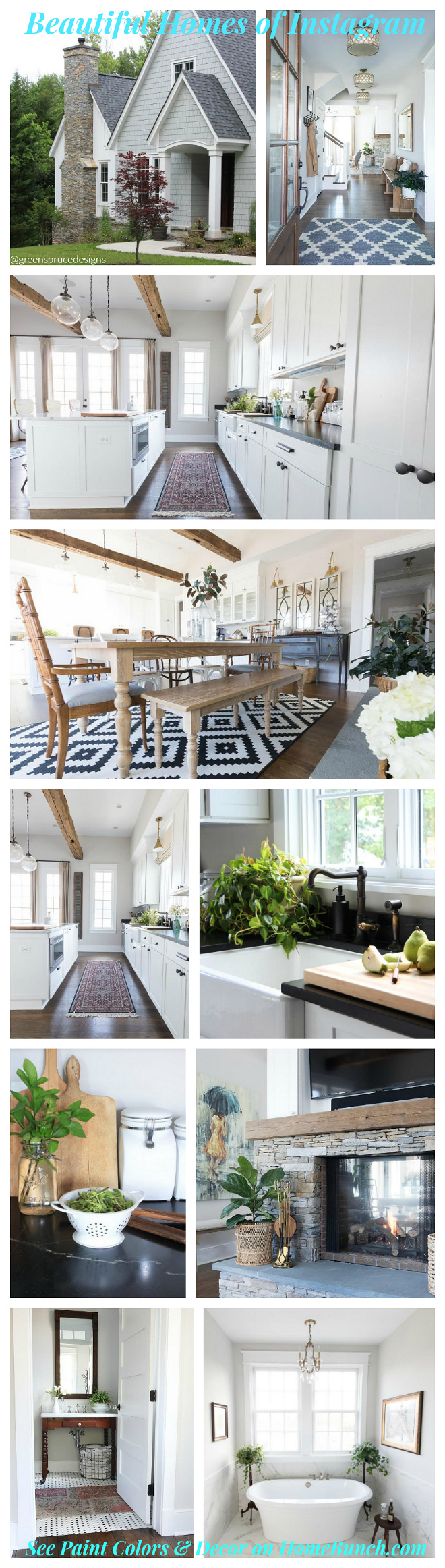 Beautiful Homes of Instagram. A weekly series on Home Bunch featuring beautiful and real homes on Instagram.
