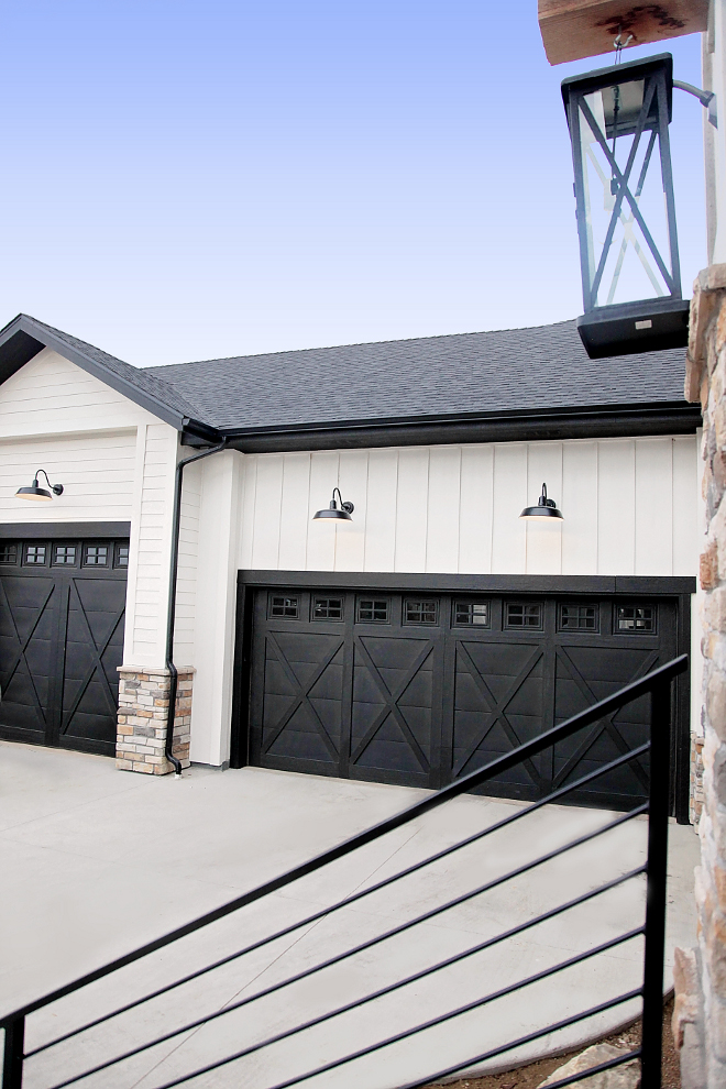 Black Garage Door. White Modern Farmhouse with Black Garage Doors. Black Garage Door. White Modern Farmhouse with Black Garage Doors. Black Garage Door. White Modern Farmhouse with Black Garage Doors. Black Garage Door. White Modern Farmhouse with Black Garage Doors #BlackGarageDoor #WhiteModernFarmhousewithBlackGarageDoors #WhiteModernFarmhouse #BlackGarageDoors #ModernFarmhouse #ModernFarmhouseGarage Home Bunch's Beautiful Homes of Instagram @household no.6