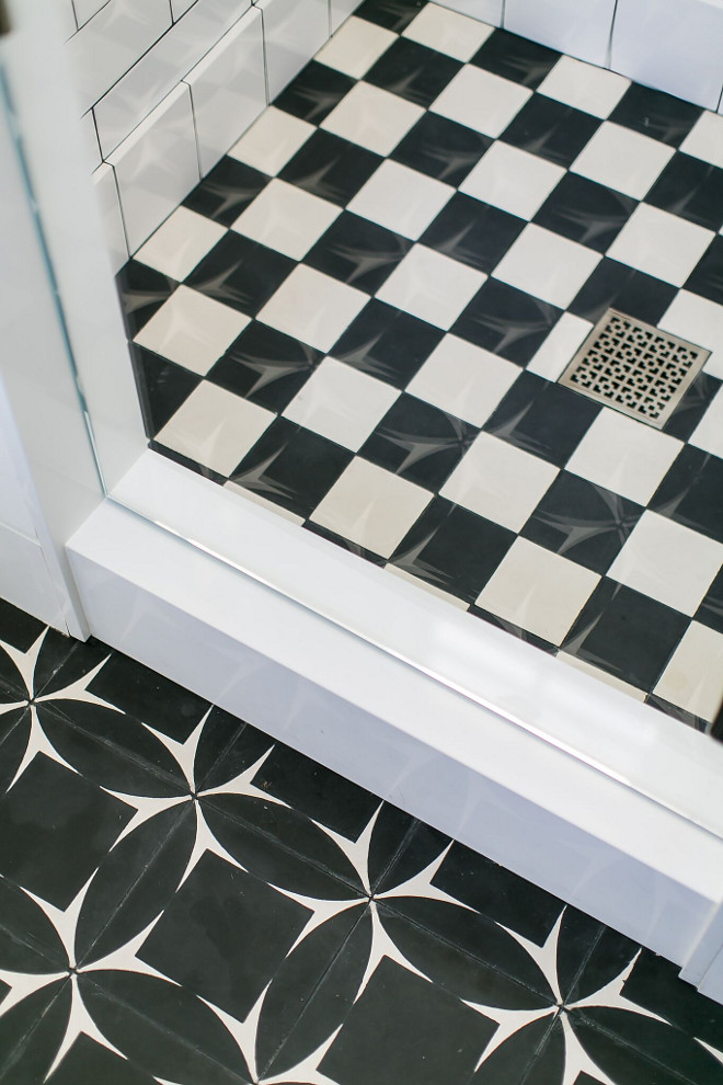 Black and White Cement Tile. Black and White Cement Tile. Black and White Cement Tile #BlackandWhiteCementTile #CementTile Patterson Custom Homes