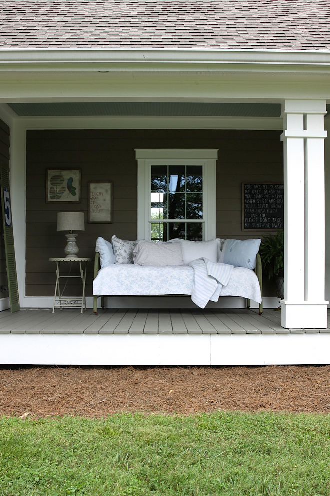 Farmhouse Back Porch Daybed. Farmhouse Back Porch Daybed. Farmhouse Back Porch Daybed. Farmhouse Back Porch Daybed #FarmhouseBackPorch #Daybed #PorchDaybed Home Bunch's Beautiful Homes of Instagram @blessedmommatobabygirls