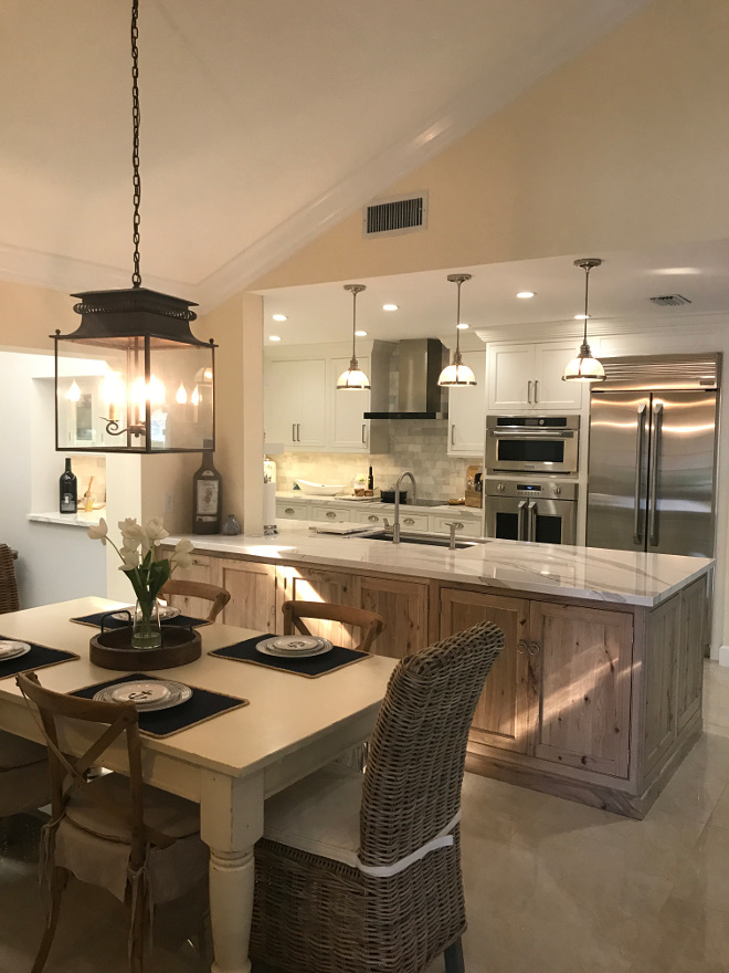 White kitchen with a cozy and chic feel