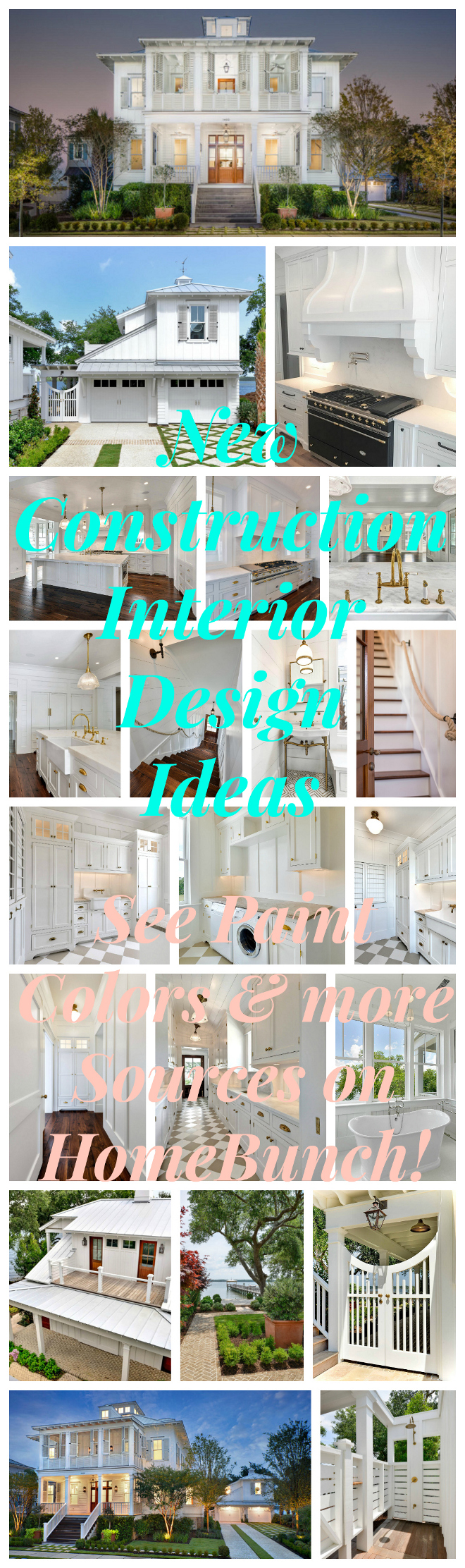 New Construction Interior Design Ideas. New Interior Design Ideas - a weekly series featuring the newest interior trends! See more on Home Bunch!