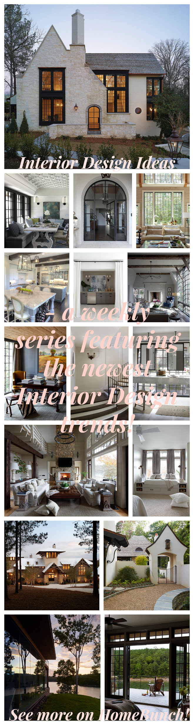 New Interior Design Ideas - a weekly series featuring the newest interior trends! See more on Home Bunch!