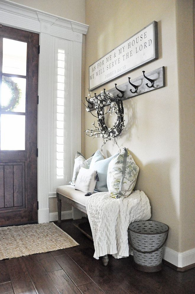 Farmhouse Foyer Bench. Farmhouse Foyer Bench. Farmhouse Foyer Bench. Farmhouse Foyer Bench #FarmhouseFoyerBench #Farmhouse #FoyerBench Home Bunch's Beautiful Homes of Instagram @thegracehouse