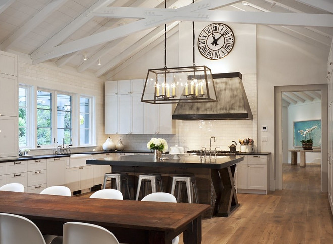 Farmhouse kitchen with island and dining table. Farmhouse kitchen with island and dining table. Farmhouse kitchen with island and dining table #Farmhousekitchen #kitchenisland #diningtable Capomastro Group
