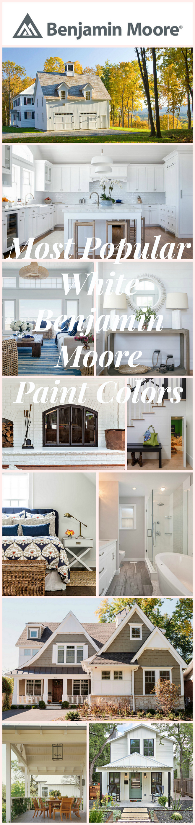 Most popular white benjamin moore paint colors