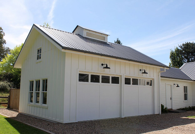 Board and batten garage with metal roof. Modern farmhouse Board and batten garage with metal roof. Board and batten garage with metal roof #Boardandbattengarage #Boardandbatten #garage #moderfarmhouse #modernfarmhousegarage #metalroof Beautiful Homes of Instagram @urban_farmhouse_build