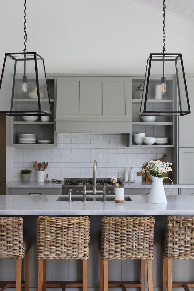 Grey kitchen with Carrara marble Countertop. Grey kitchen with Carrara marble Countertop. Grey kitchen with Carrara marble Countertop. Grey kitchen with Carrara marble Countertop. Grey kitchen with Carrara marble Countertop. Grey kitchen with Carrara marble Countertop #Greykitchen #Carraramarble #Countertop Beautiful Homes of Instagram @urban_farmhouse_build