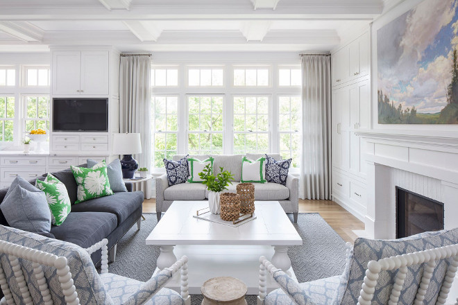 Hamptons-Inspired Home with Coastal Colors - Home Bunch ...