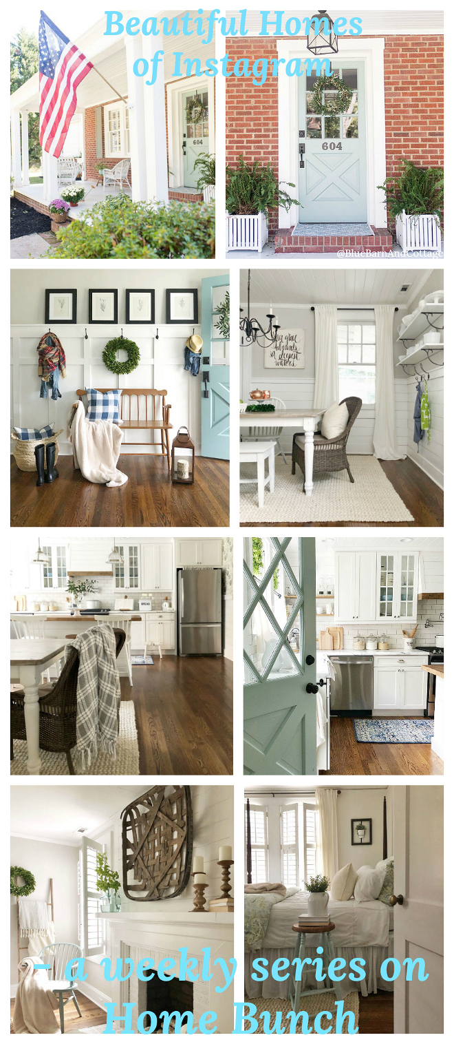 Beautiful Homes of Instagram Farmhouse with DIY interiors @BlueBarnAndCottage