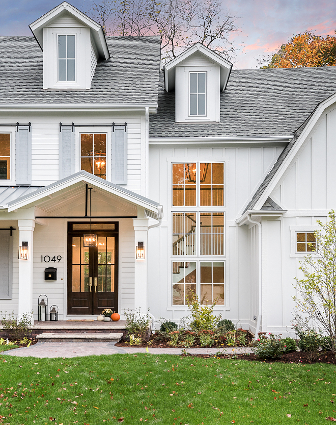 Board and Batten Modern Farmhouse Windows Front Door Board and Batten Modern Farmhouse Windows Front Door Board and Batten Modern Farmhouse Windows Front Door #BoardandBatten #ModernFarmhouse #Windows #FrontDoor