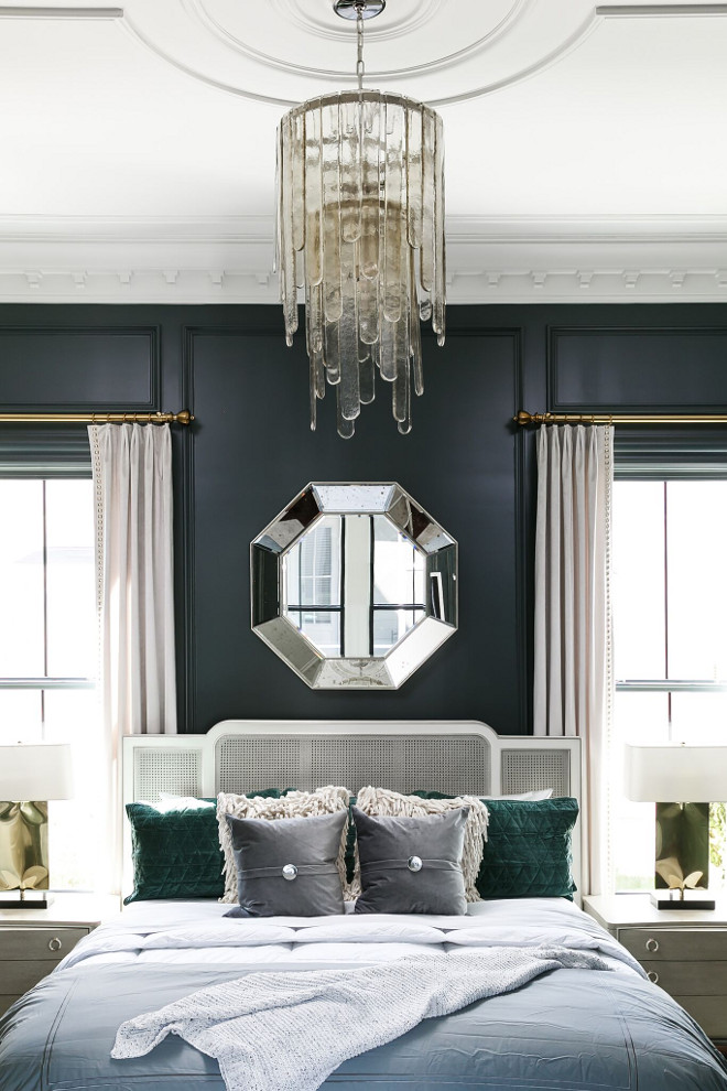 PPG1036-7 Mostly Metal. Dark bedroom paint color PPG1036-7 Mostly Metal. PPG1036-7 Mostly Metal is a chic dark paint color PPG1036-7 Mostly Metal #PPG0367MostlyMetal Ramage Company