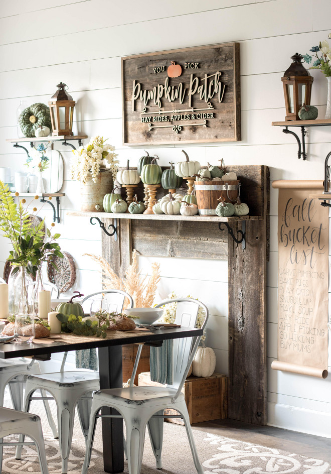 Rustic Farmhouse Interiors. Rustic Farmhouse Interiors with shiplap and reclaimed wood. Rustic Farmhouse Interiors. Rustic Farmhouse Interiors #RusticFarmhouseInteriors #FarmhouseInteriors #shiplap #reclaimedwood @idreamofhomemaking