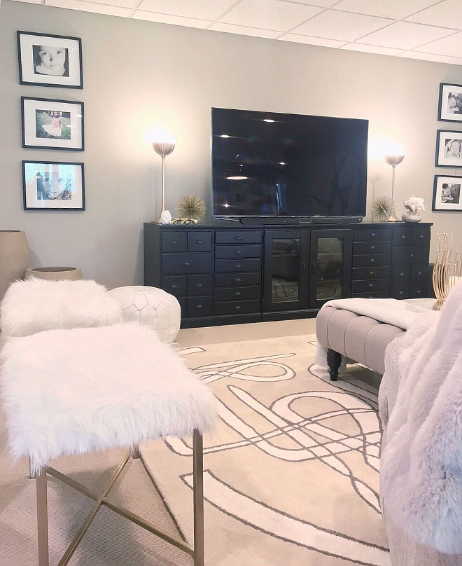 TV console Basement family room TV console TV console #TVconsole Beautiful Homes of Instagram Home Bunch