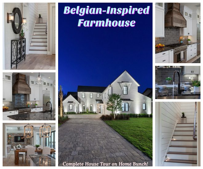 Belgian-Inspired Farmhouse Belgian-Inspired Farmhouse HOuse Tour Home Bunch House tour