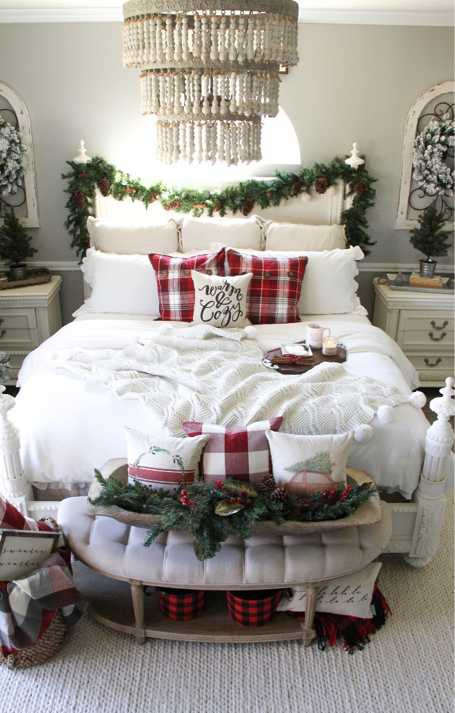 Christmas Bedroom Decor Christmas Bedroom Decor Best Christmas Bedroom Decor Ideas #ChristmasBedroomDecor Home Bunch Beautiful Homes of Instagram