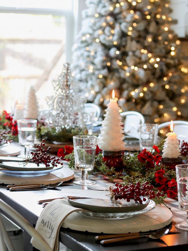 Christmas Tablescape Happy and cheerful Christmas Tablescape Christmas Tablescape