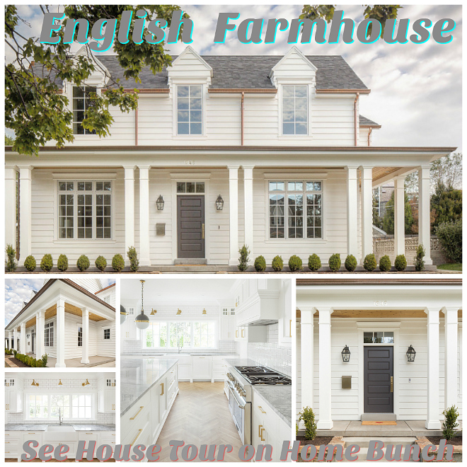 English Farmhouse Home English Farmhouse Home House Tour on Home Bunch Blog #Farmhouse #Home
