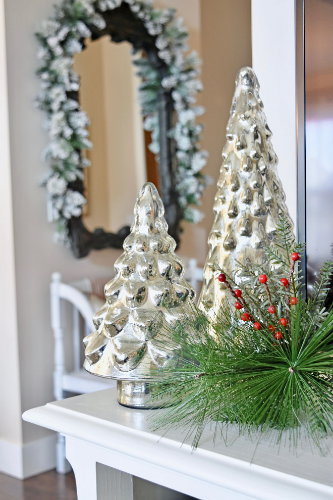 Mercury Glass Christmas Trees Mercury Glass Christmas Trees - Home Bunch's Beautiful Homes of Instagram