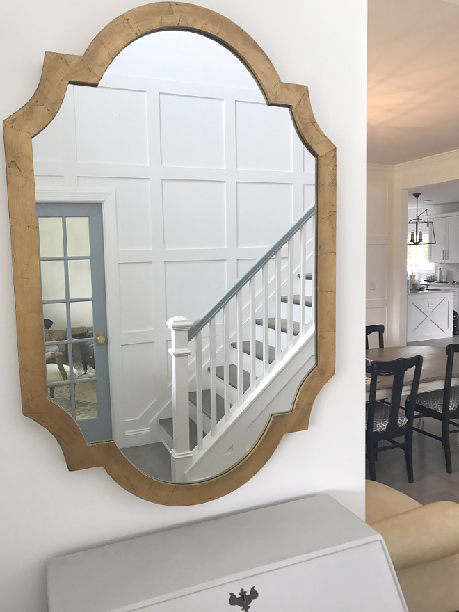 Mirror geometric frame and golden finish Mirror geometric frame and golden finish Mirror #Mirror #geometricmirror #goldenfinish Home Bunch Beautiful Homes of Instagram