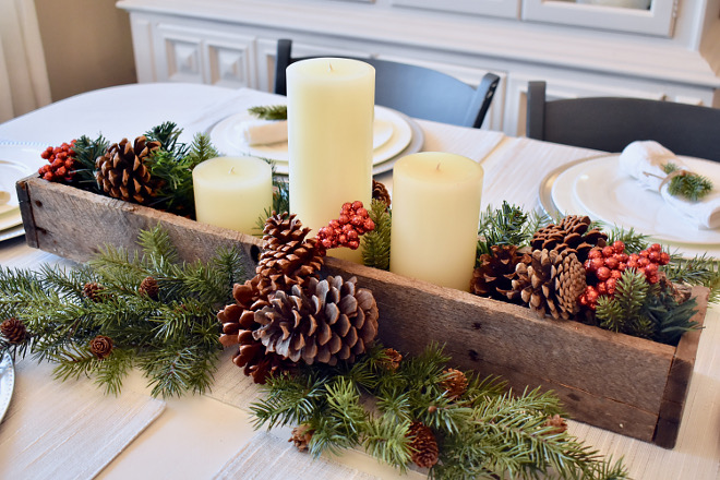 Natural Christmas Tablescape Natural Christmas Tablescape Ideas