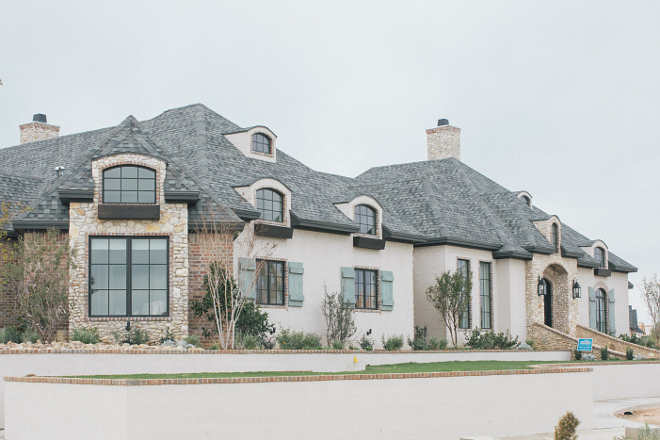 French Home with Black steel windows French Home with Black steel windows French Home with Black steel windows