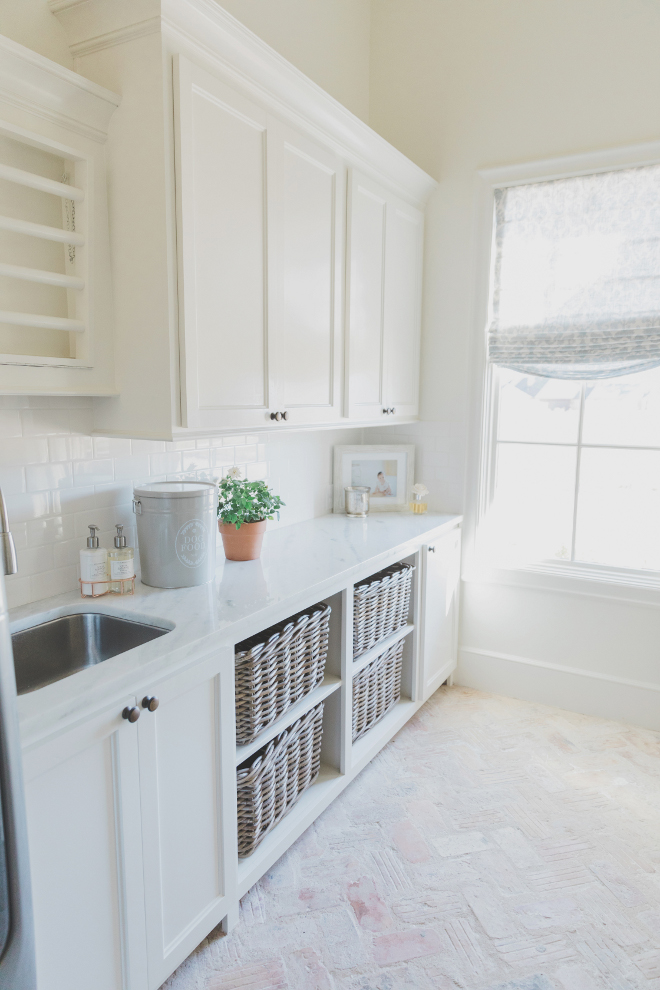 Laundry Room Brick Flooring Countertop Polished “Shadow” Quartzite Laundry Room Brick Flooring Herringbone brick flooring