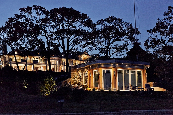 Guest House exterior lighting