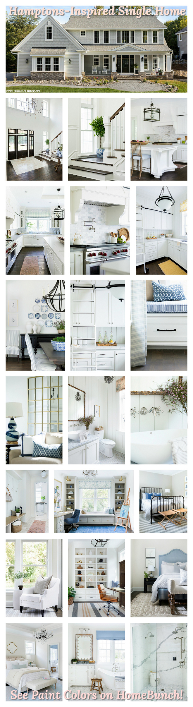 Hamptons-Inspired Single Home Hamptons-Inspired Single Home Photos and Paint Colors