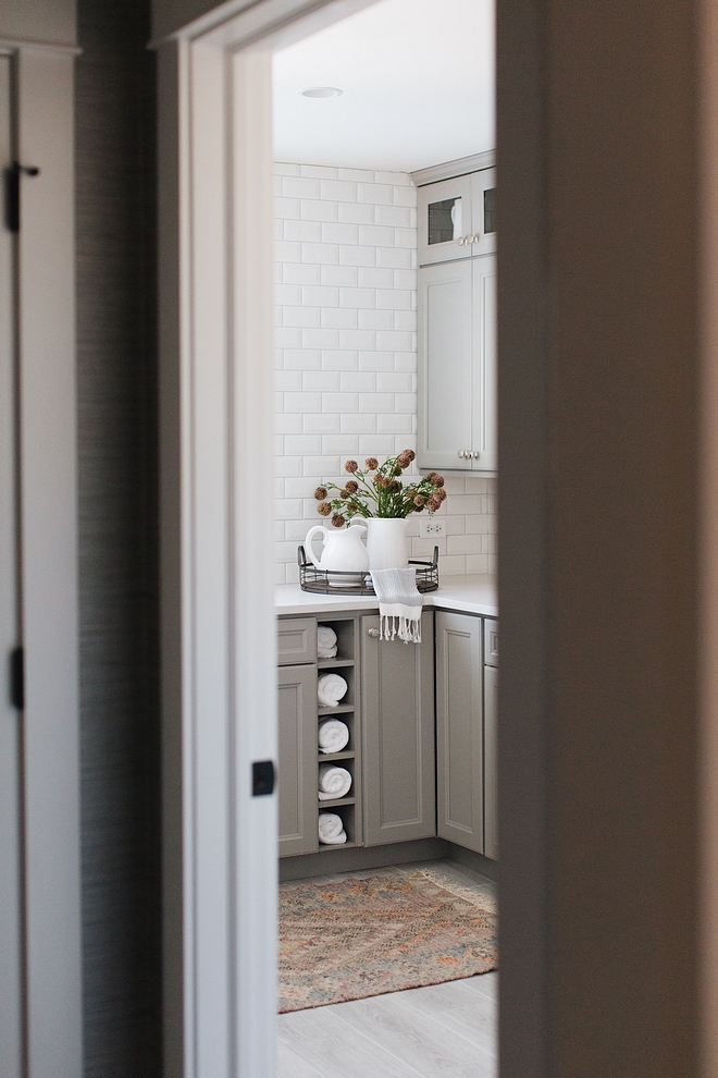 Grey Laundry Room Revere Pewter by Benjamin Moore