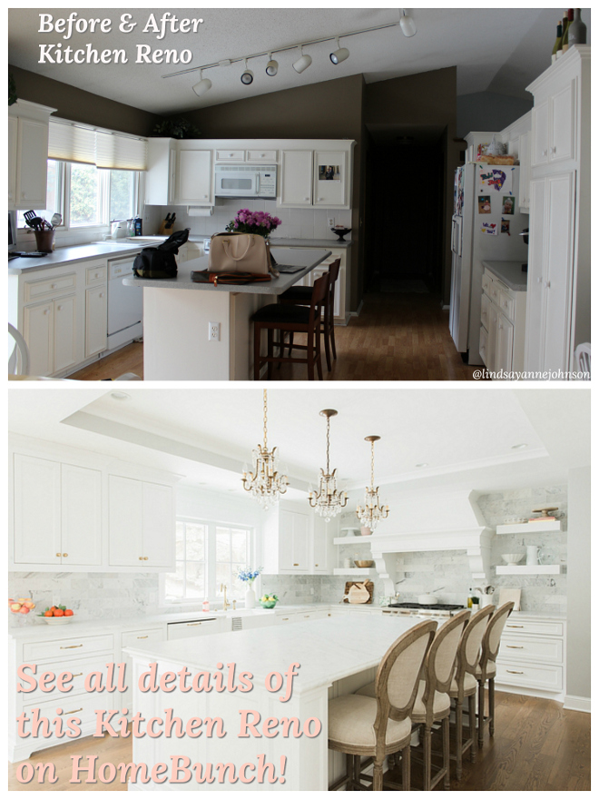Before and After Kitchen Renovation Diary Sources