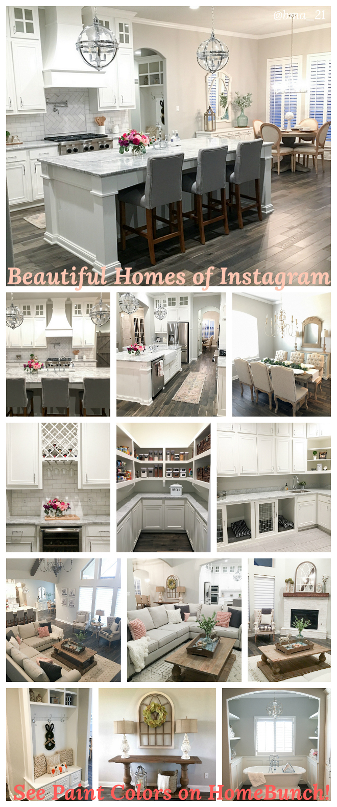Beautiful Homes of Instagram Paint Colors House Tour