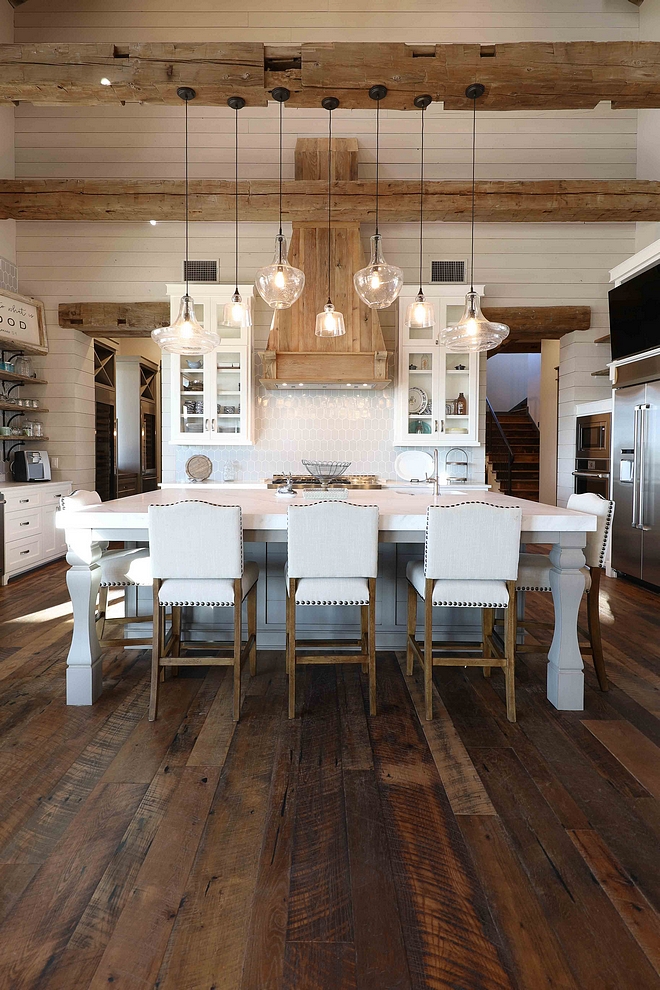 Shiplap Kitchen with rustic old beams and reclaimed hardwood floors Shiplap Kitchen with rustic old beams and reclaimed hardwood floors Shiplap Kitchen with rustic old beams and reclaimed hardwood floors #ShiplapKitchen #rusticoldbeams #rusticbeams #reclaimed #hardwoodfloors
