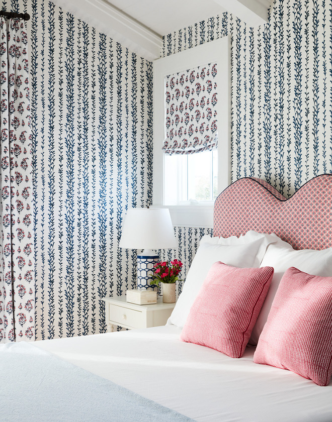 Bedroom Wallpaper Clay McLaurein Studio’s Weeping Willow in Midnigh #BedroomWallpaper