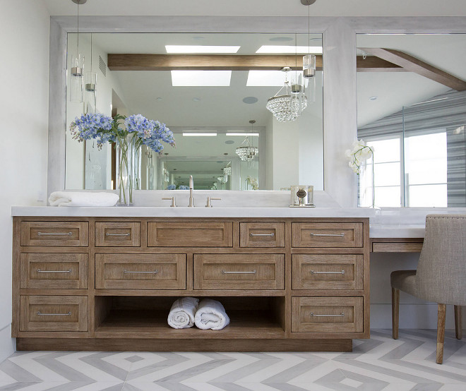 White Oak Bathroom Cabinet Limed Oak Bathroom Cabinet Bathroom cabinet design #bathroomcabinet #bathroom #limedoak