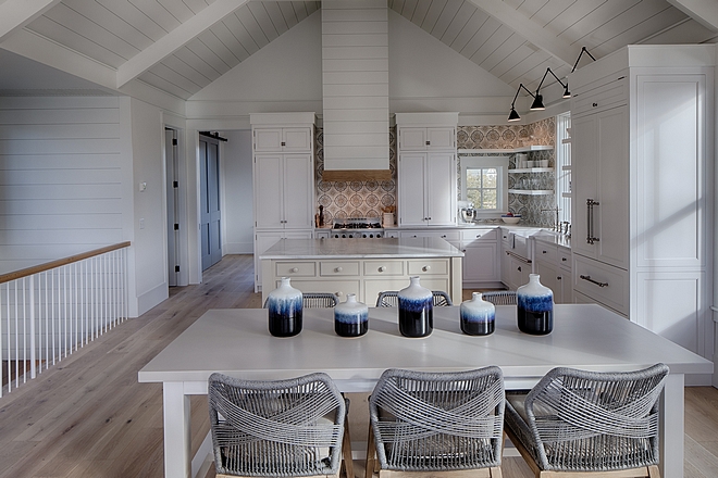Open concept Farmhouse Ideas Open concept Farmhouse The upper level features an open layout with a spacious kitchen, dining room and living room #OpenconceptFarmhouse #Openconcept