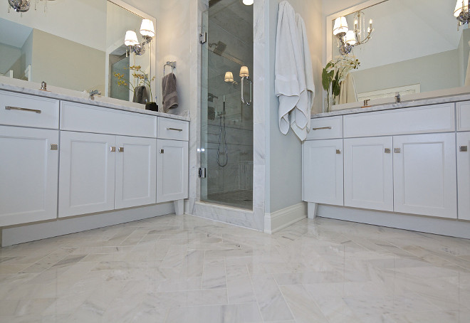 Separate Bathroom Vanity Layout I like that our vanities are separate, this way we stay out of each other’s way in the morning Bathroom Vanity Layout #BathroomVanity