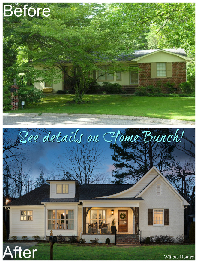 Before and After Small Farmhouse-Style Home Renovation This project was a remodel that took about nine months to plan, design and renovate. This "small farmhouse" - it is a one-story home - won Best in Show in its price point category at the 2018 Alabama Remodel Excellence Awards, which is a statewide remodeling competition with over 100 entries #beforeandafter #homerenovation #reno #remodel #renovation