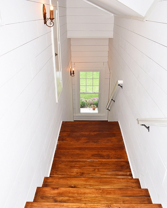 Snowbound by Sherwin Williams All woodwork in the home is original to the cottage, but was covered by layers of wallpaper and paneling It was milled from one of the first sawmills in Louisiana All walls are painted Snowbound by Sherwin Williams